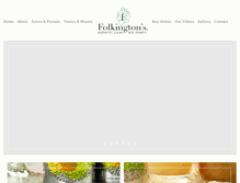 Tablet Screenshot of folkingtons.com